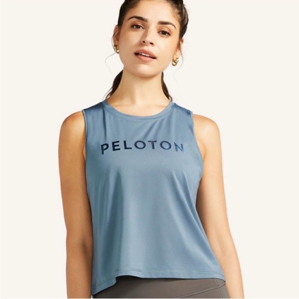Peloton Distance Cropped Muscle Tank Size Large